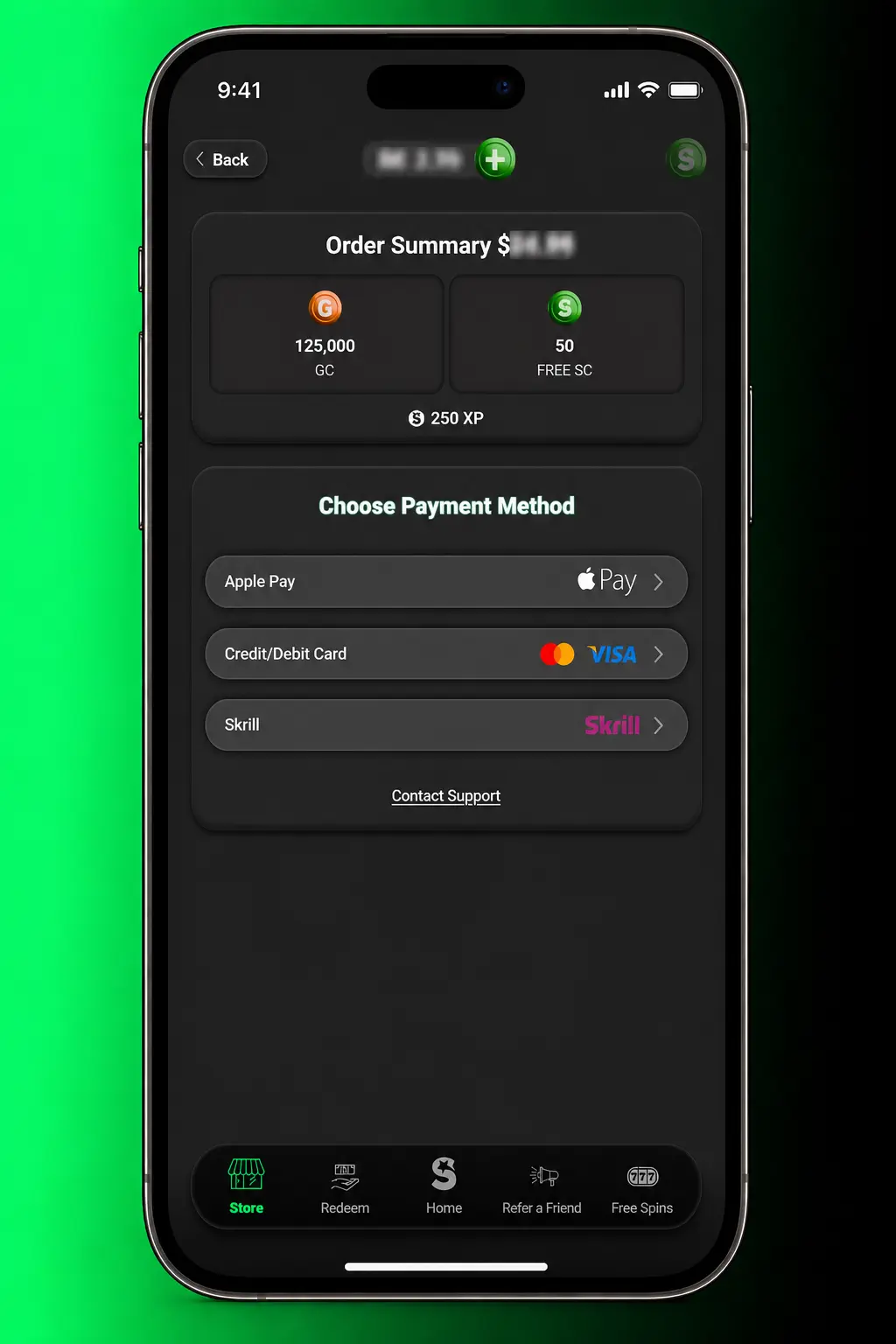 How to Start Playing Live Casino Games at Lonestar (AM) - Step 2